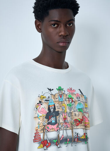 Gallery Dept. Skeleton Beach Theatre T-Shirt White gdp0160055