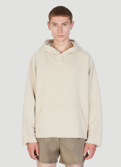 Saint Laurent Slash Hooded Sweatshirt White sla0151029
