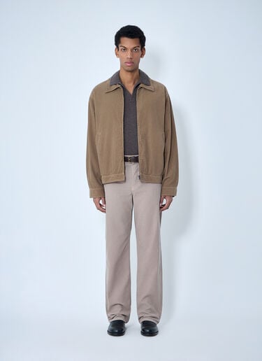 The Row Noggu Jacket Brown row0163003