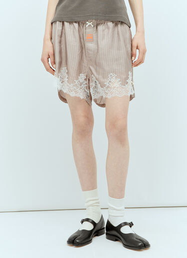 Martine Rose French Knicker Shorts Beige mtr0255001