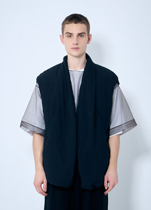 Dries Van Noten Padded Gaber Vest Black dvn0160003