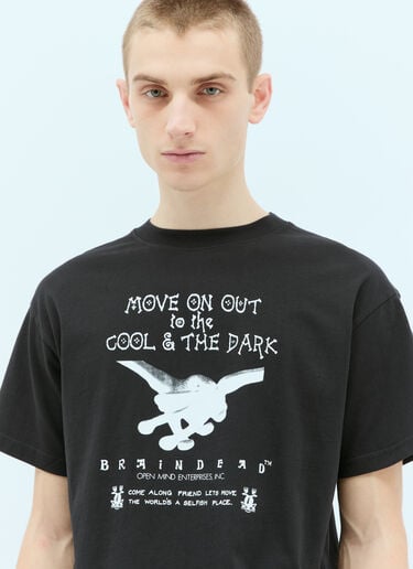 Open Mind T-Shirt Brain Dead Open Mind T-Shirt Black bra0154001