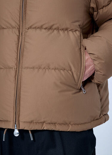 LN-CC® - Moncler RE/ICONS: Himalaya Hooded Short Down Jacket - Brown Moncler RE/ICONS Himalaya Hooded Short Down Jacket Brown mon0166058