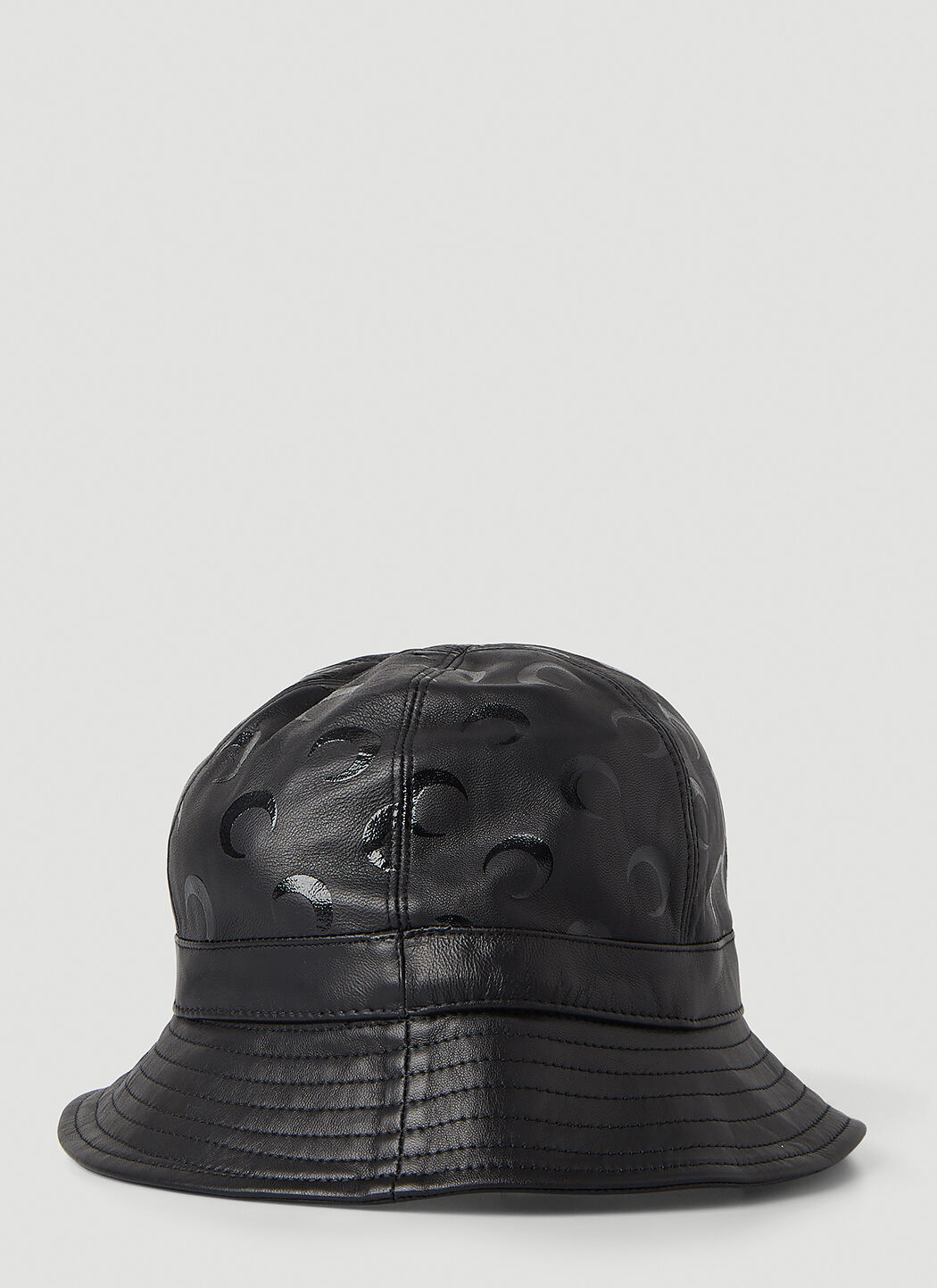 Buy Marine Serre Moon Leather Bucket Hat ｜バケットハット