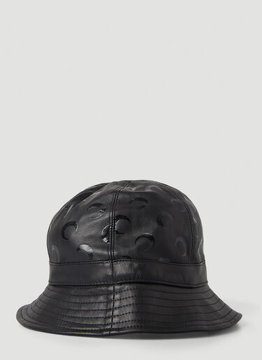 Marine Serre Leale Moon Bucket Hat Black mrs0346032