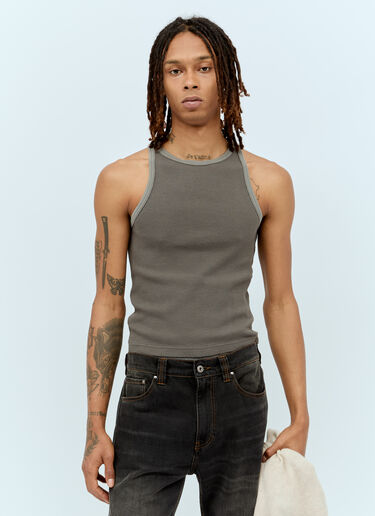 Acne Studios Waffle Tank Top Grey acn0155022