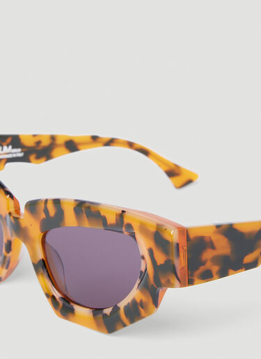 Kuboraum F5 Tortoiseshell Sunglasses Orange kub0354008