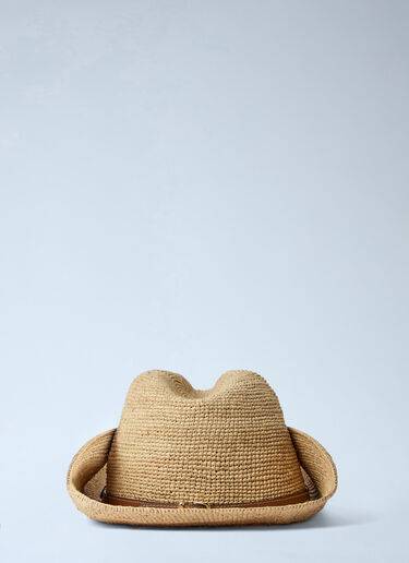 Miu Miu Raffia Hat Beige miu0264027