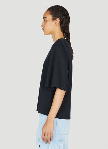 Isabel Marant Padded Shoulder Ben T-shirt Black ibm0253013