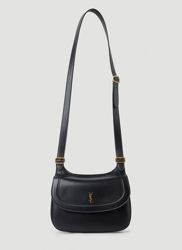 Saint Laurent Charlie Medium Shoulder Bag Black sla0247170