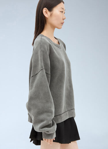 Acne Studios Logo Patch Sweatshirt Grey acn0357002