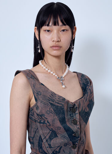 Vivienne Westwood Monday Vest Brown vvw0266006