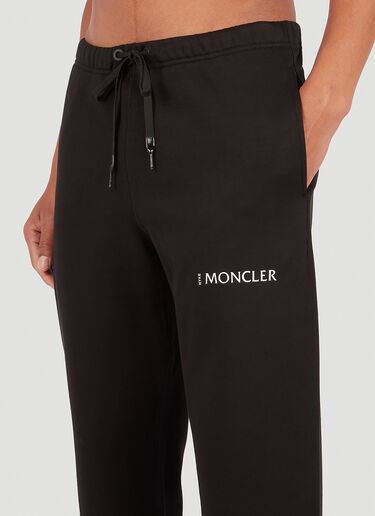 4 Moncler Hyke Logo Print Track Bottoms Black mhy0151003