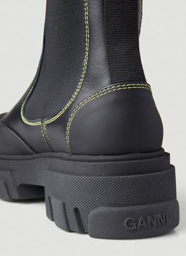 Leather Chelsea Boots GANNI Leather Chelsea Boots Black gan0246036
