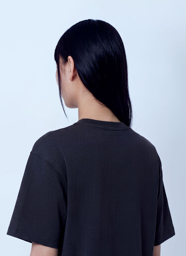 LN-CC® - GANNI: Heavy Cotton Forest Teddy Jersey - Black GANNI Heavy Cotton Forest Teddy Jersey Black gan0266023