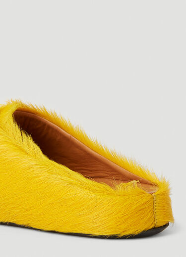 Marni Fussbett Sabot Mules Yellow mni0152010