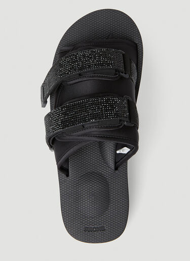 Blumarine x Suicoke Moto Low Slides Black blm0252031