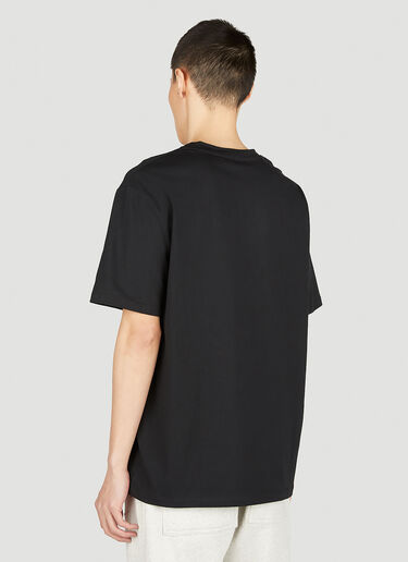 Balmain 스태추 프린트 티셔츠 블랙 bln0152002