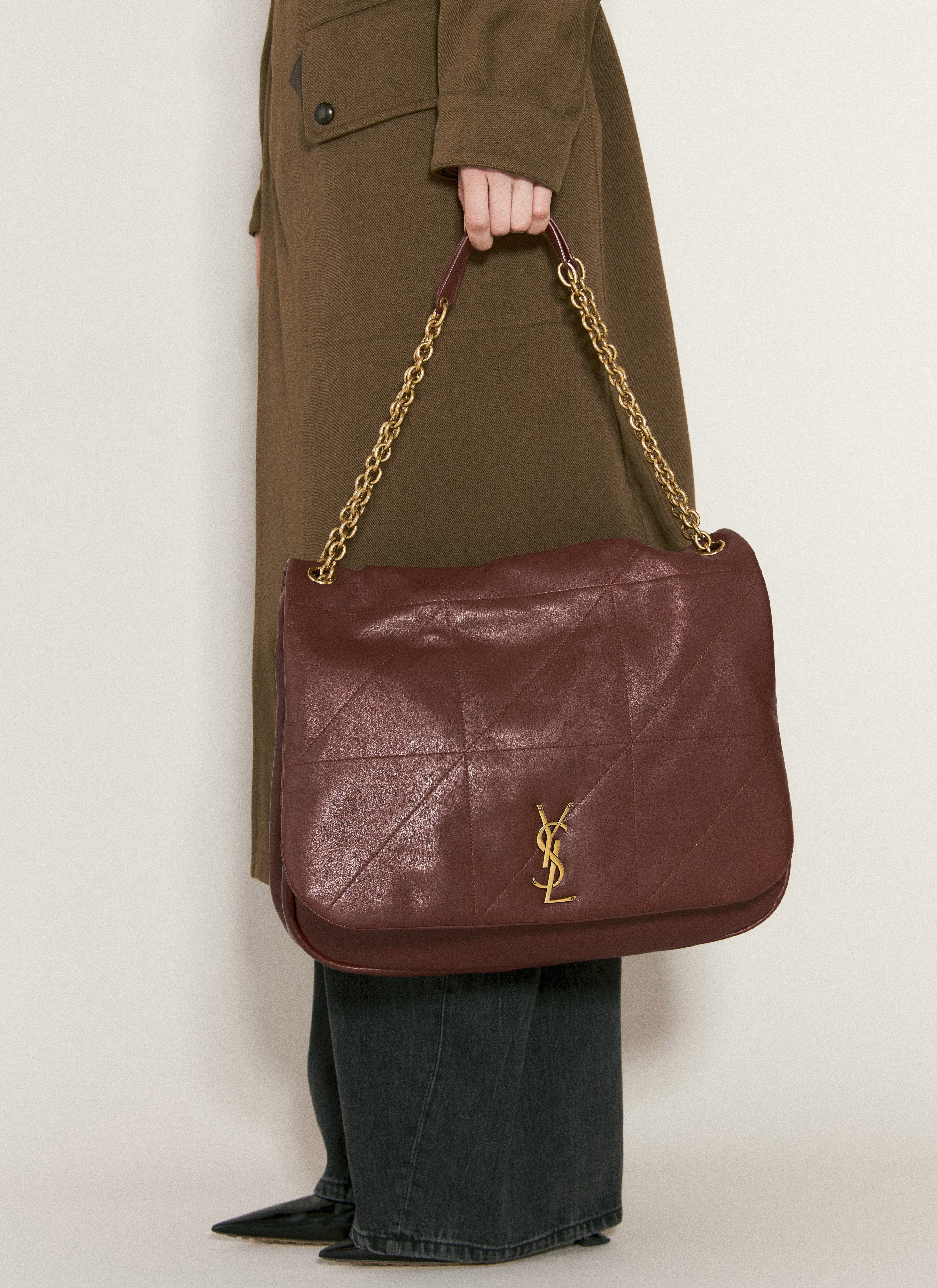 Saint laurent burgundy bag deals