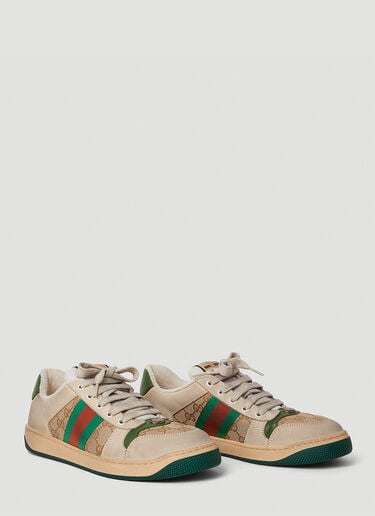Screener Logo Sneakers Gucci Screener Logo Sneakers Beige guc0245091