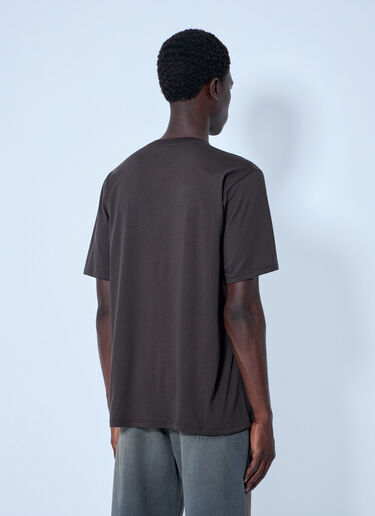 LN-CC® - ssstein: Suvin Cotton Basic T-Shirt - Brown ssstein Suvin Cotton Basic T-Shirt Brown sss0164013