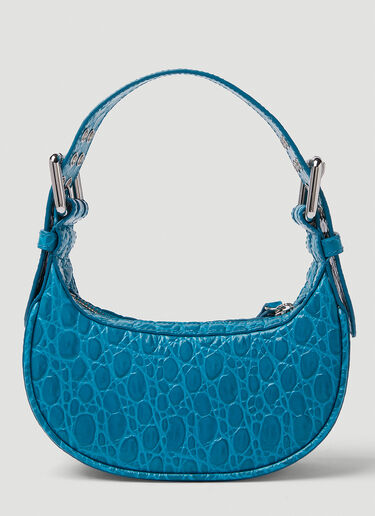 BY FAR Soho Mini Shoulder Bag Blue byf0249005