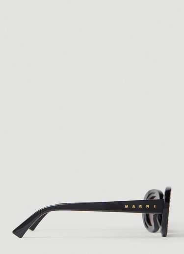 Marni Zion Canyon Diamante Sunglasses Black mni0252002