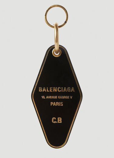 Balenciaga Hotel 2.0 Keyring Black bal0154040