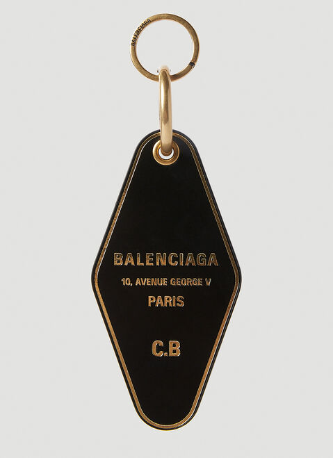 Saint Laurent Hotel 2.0 Keyring Black sla0154046