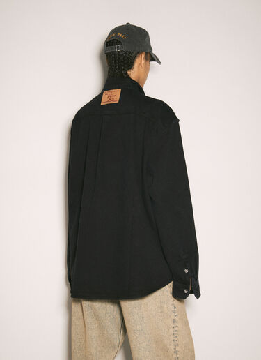 Y/Project Evergreen Snap-Off Denim Shirt Black ypr0358005