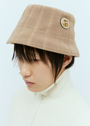 The Row Woll Bucket Hat Cream row0256053