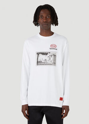 Pressure Postcard Sweatshirt White prs0146007