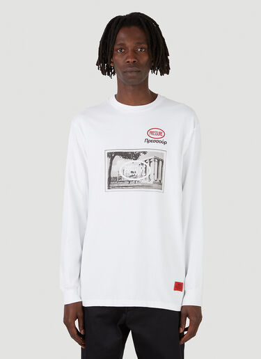 Pressure Postcard Sweatshirt White prs0146007