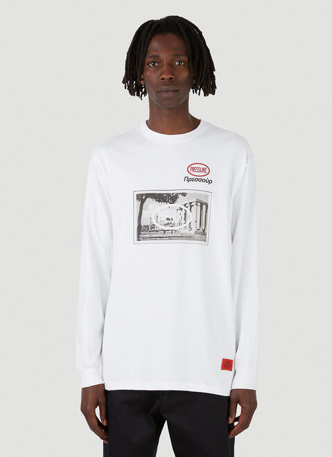 Pressure Postcard Sweatshirt Red prs0148027