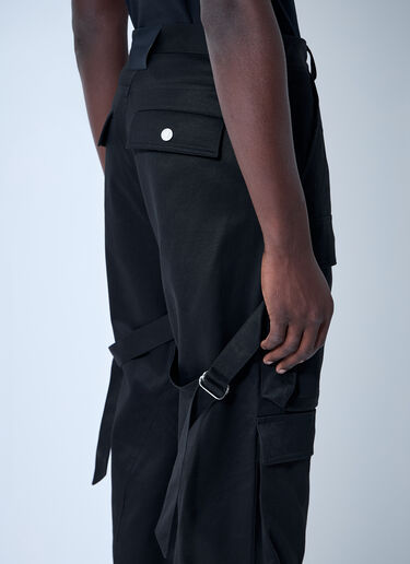 Mugler Multiple Pocket Cargo Pants Black mug0160003
