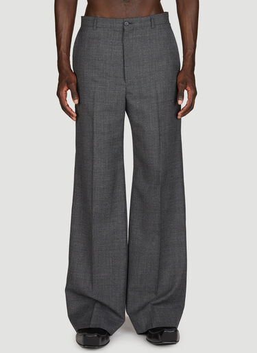Balenciaga Regular Fit Tailored Pants Grey bal0155005