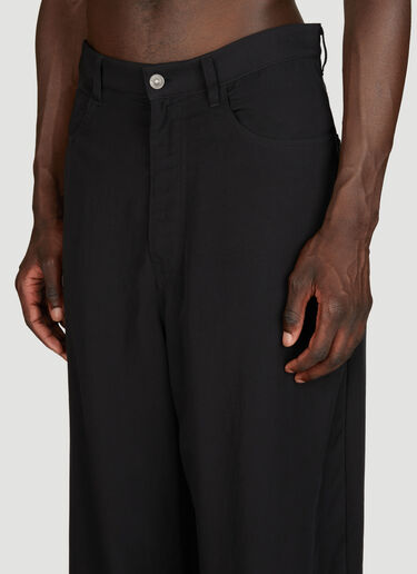 Balenciaga 5-Pocket Baggy Pants Black bal0155008