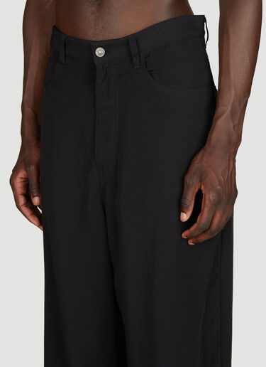 Balenciaga 5-Pocket Baggy Pants Black bal0155008