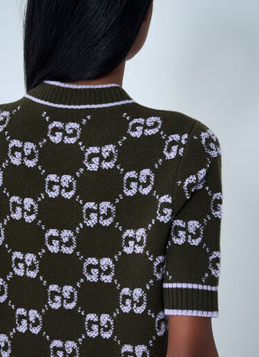 Gucci GG 提花羊毛圈呢上衣  绿色 guc0261132