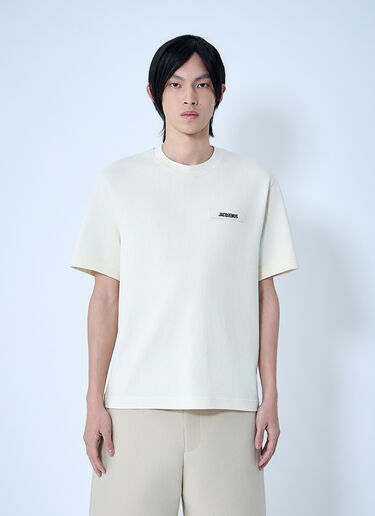 Jacquemus Le T-Shirt Gros Grain Beige jac0164028