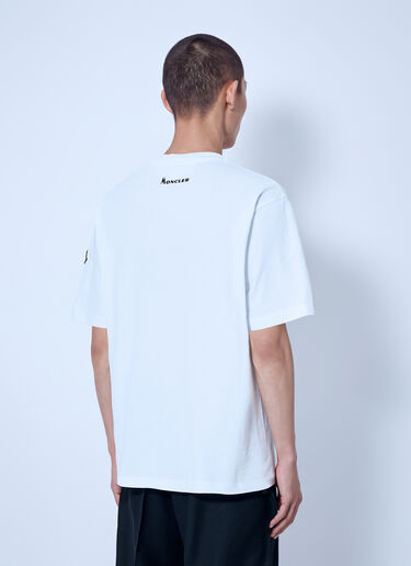 LN-CC® - Moncler RE/ICONS: K2 Print Short Sleeve Cotton Jersey T-Shirt - White Moncler RE/ICONS K2 Print Short Sleeve Cotton Jersey T-Shirt White mon0166066