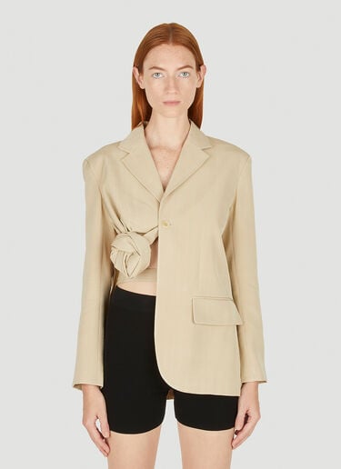 Jacquemus La Veste Baccala Blazer Beige jac0250165