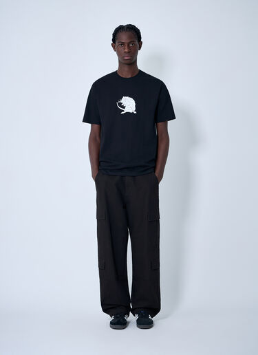 Stüssy Logo Motif T-Shirt Black sts0163013