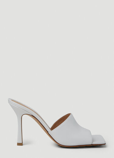 Stretch High Heel Mules Bottega Veneta Stretch High Heel Mules White bov0251145