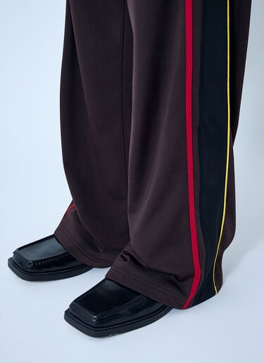 Martine Rose Logo Motif Track Pants Brown mtr0162008