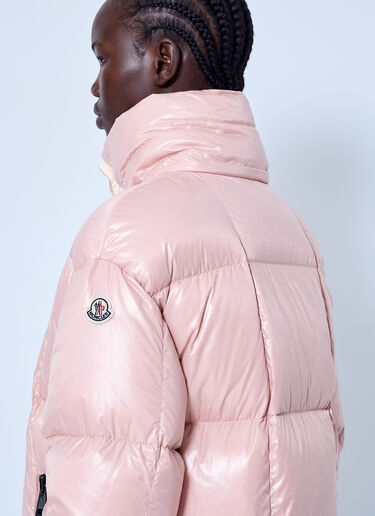 LN-CC® - Moncler: Parana Hooded Short Down Jacket - Pink Moncler Parana Hooded Short Down Jacket Pink mon0266001
