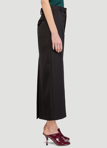 Bottega Veneta Grain De Poudre Sartorial Skirt Black bov0245019