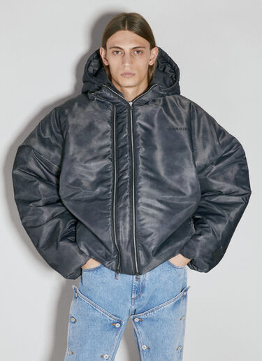 Y/Project Double Collar Puffer Jacket Grey ypr0153003
