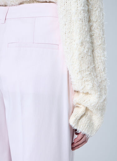 TOTEME Cotton Tailored Pants White tot0260020