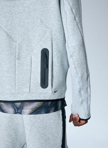Re-Create Tech Hoodie Nike by Yaku Re-Create Tech Hoodie Grey nik0165012
